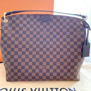 LOUIS VUITTON Graceful MM N44045 Damier Ebene